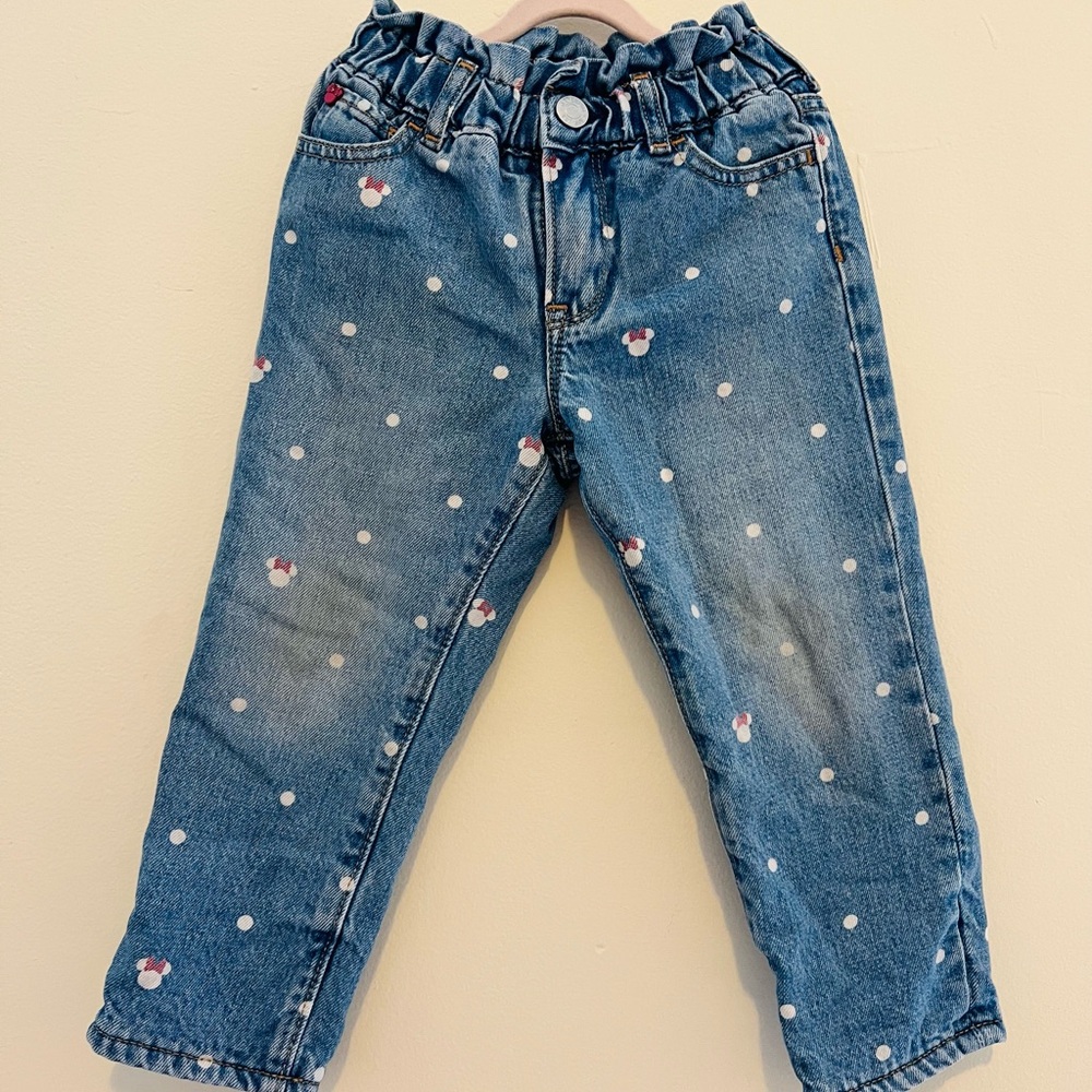 Blue Polka Dot Kids Jeans